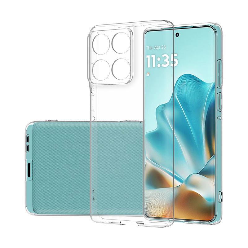 Simple Slim Soft TPU Clear Transparent Phone Case For Motorola Edge 70 Fusion Edge70Fusion Plus G Cover Capa