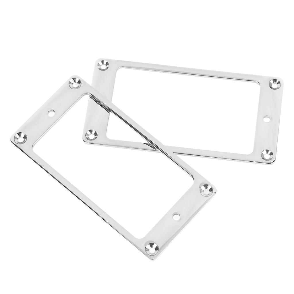 2 Pcs Electric Guitar Pickup Frame Guitar Replacement Metal Humbucker Pickup Mounting Ring for