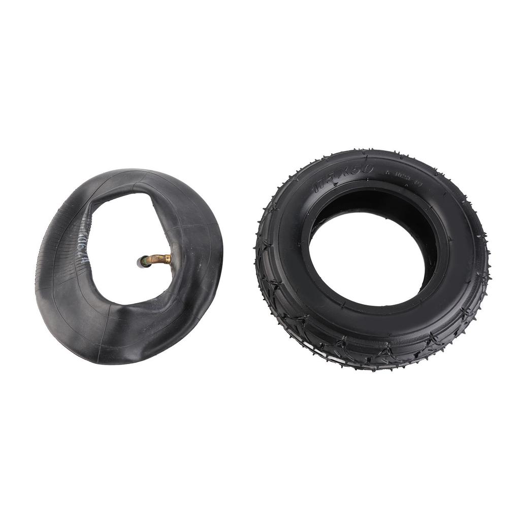 175x50 Electric Scooter Tire Set 7in Rubber Wheel Tyre Strong Grip Anti Slip Easy Installation Electric Scooter Parts