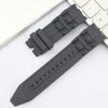 1 Pair 26Mm Rubber Black Watch Band Strap For Invicta