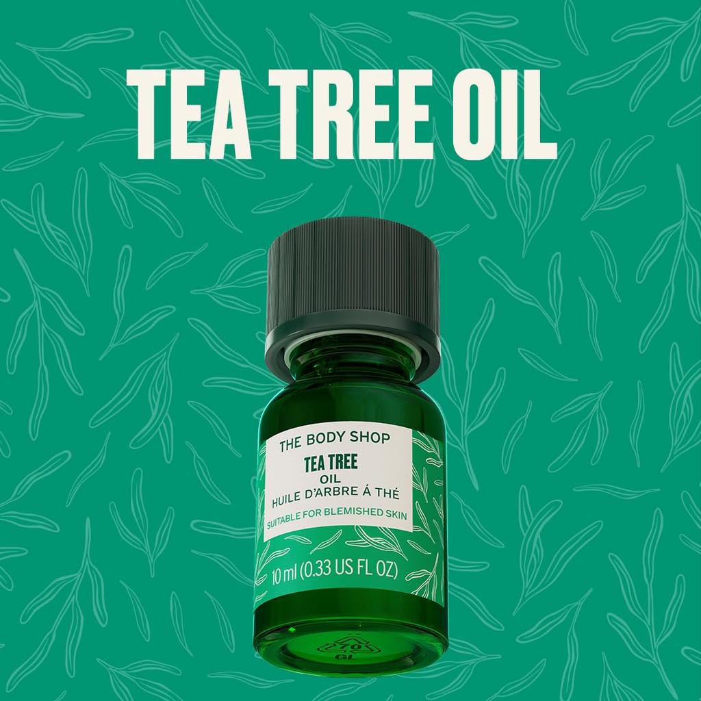The Body Shop Vegan Tea Tree Oil 10 ML For Oily Blemished Skin Purifying Skincare