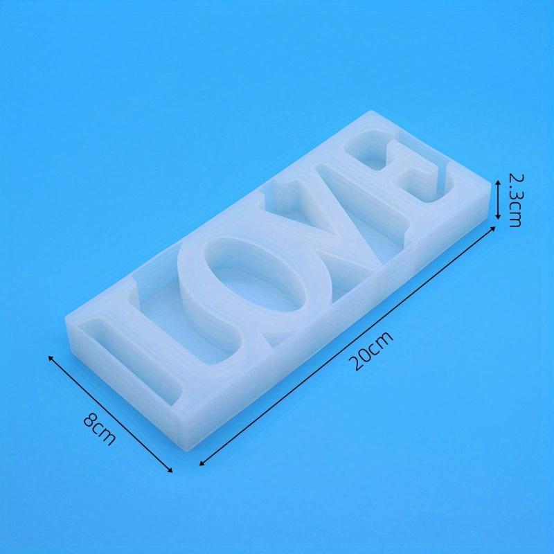 Valentine's Day Romantic Love Decorative Ornaments Mold High Quality Epoxy Resin Crafts Mold Handmade Gift Making Silicone Mould