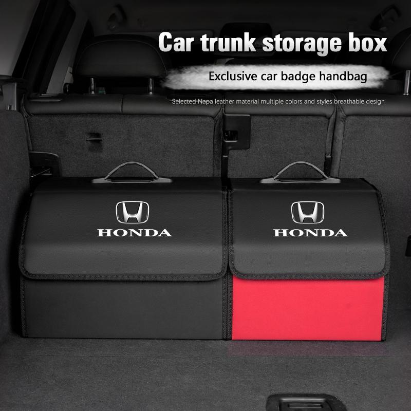 Car Boot Storage Box Large Capacity Sundries Tool Box For Honda Civic Fit Jazz Accord Pilot CRV Odyssey Passport City Shuttle
