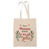 Tote Bag - PLANETEE - Life Is Prettier with Mamoune - Jute - Printed In France - Sturdy Handles