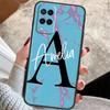 Personalisierte Custom Name Marble Case For OPPO A96 A76 A16 A98 A78 A58 A18 A15 A17 A77 A5 A9 A74 A94 A52 A72 A53S A54S A57S