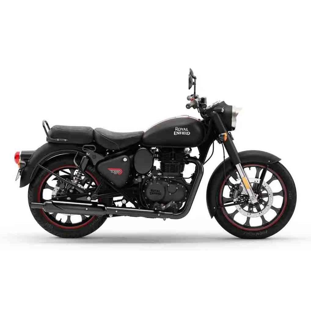 Black Vambrace Sump Guard Fit for "Royal Enfield New Classic 350"