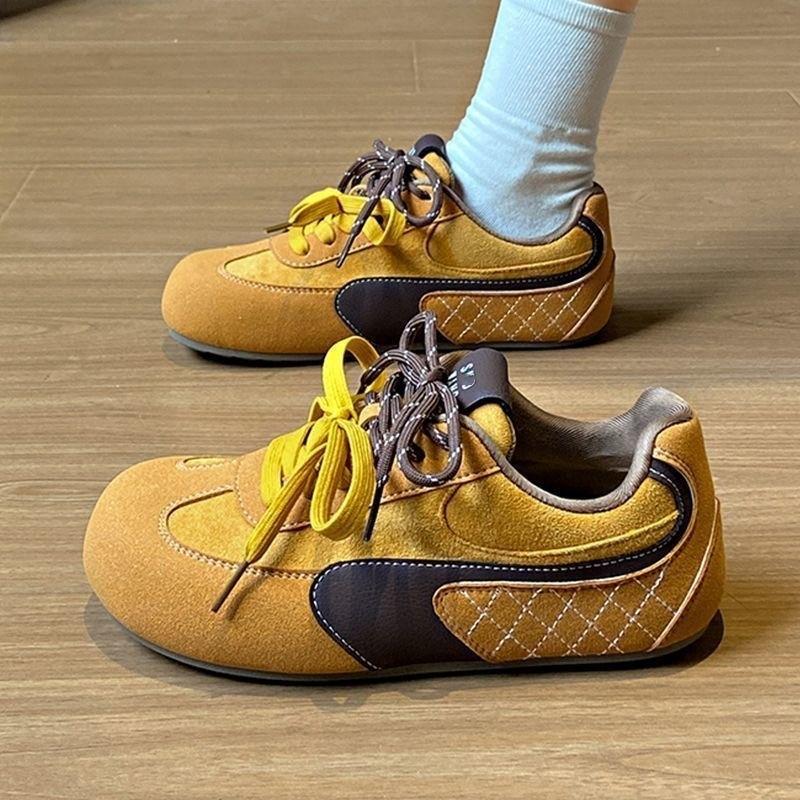 

Niche design thick-soled women s spring and autumn new sports and leisure shoes versatile flat-soled running shoes 40