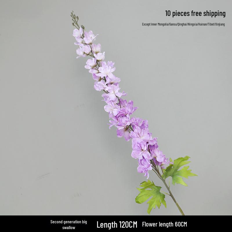 Purple Floral Wedding Arrangement - Silk Hydrangea, Rose, Bamboo Leaves & Grass for Flower Arches