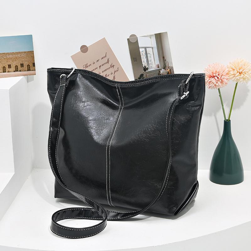 Damska torba tote koreańska japońska nowa prosta torba na ramię o dużej pojemności damska torba