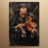 Stampa su Tela Hasidica Arte da Parete Grande Giudaica Uomo Ebreo che Suona Musica Poster HD Immagine Stampata Soggiorno Moderno Decorazione per la Casa