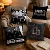 Rock Hot BBohse Onkelz Pillow Case Soft Plush Cushion Cover Double Print and Invisible Zipper for Sofa Home Car Use