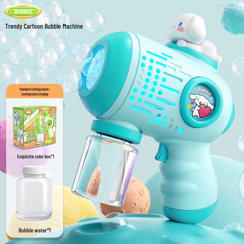 Gatling Bubble Gun: Automatic Electric Handheld Bubble Maker for Kids