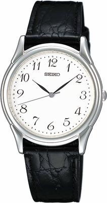 Montre Seiko SPIRIT Quartz Montre de Couple Résistante à l'Eau pour un Usage Quotidien Verre Hardlex, SBTB005, Homme