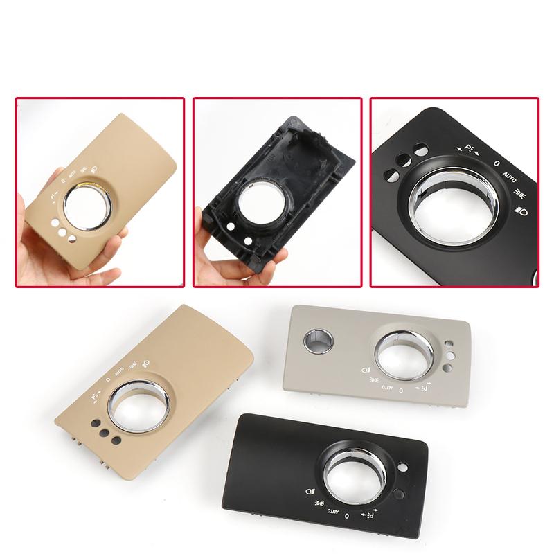 Biltillbehör Interiör Strömbrytare för framljus Knapp Panel Trimskydd För Benz W164 ML GL 300 350 450 500  2007-2011