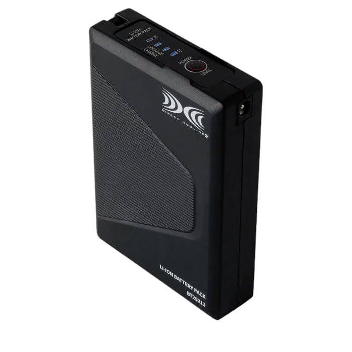 Mamorukun SK25011 Fan Starter Set New Max Airflow Continuous Operation at Includes 2 Fan Cables (2025 Model) - 25V, 103L, 2-Hour 25V! (Black (K90))