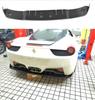 For Ferrari 458 2011-No Carbon Fiber Front Lip Rear Diffuser Bumper Spoiler Side Skirt Body Kit Upgrade Refits Splitter HS3