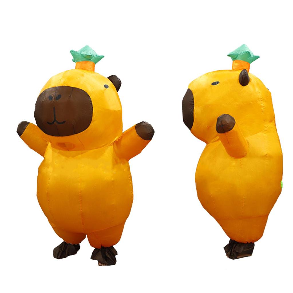 Inflatable Capybara Costume, Creative Cosplay Outfit for Carnival, Role Play Party