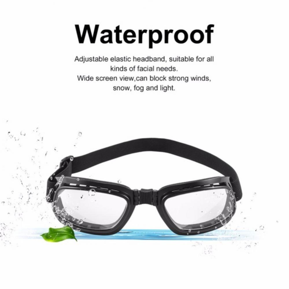 Motorcycle Goggles Glasses Multi-functional  Folding Anti Fog Windproof Ski Goggles Off Road Racing  Safety Eyewear