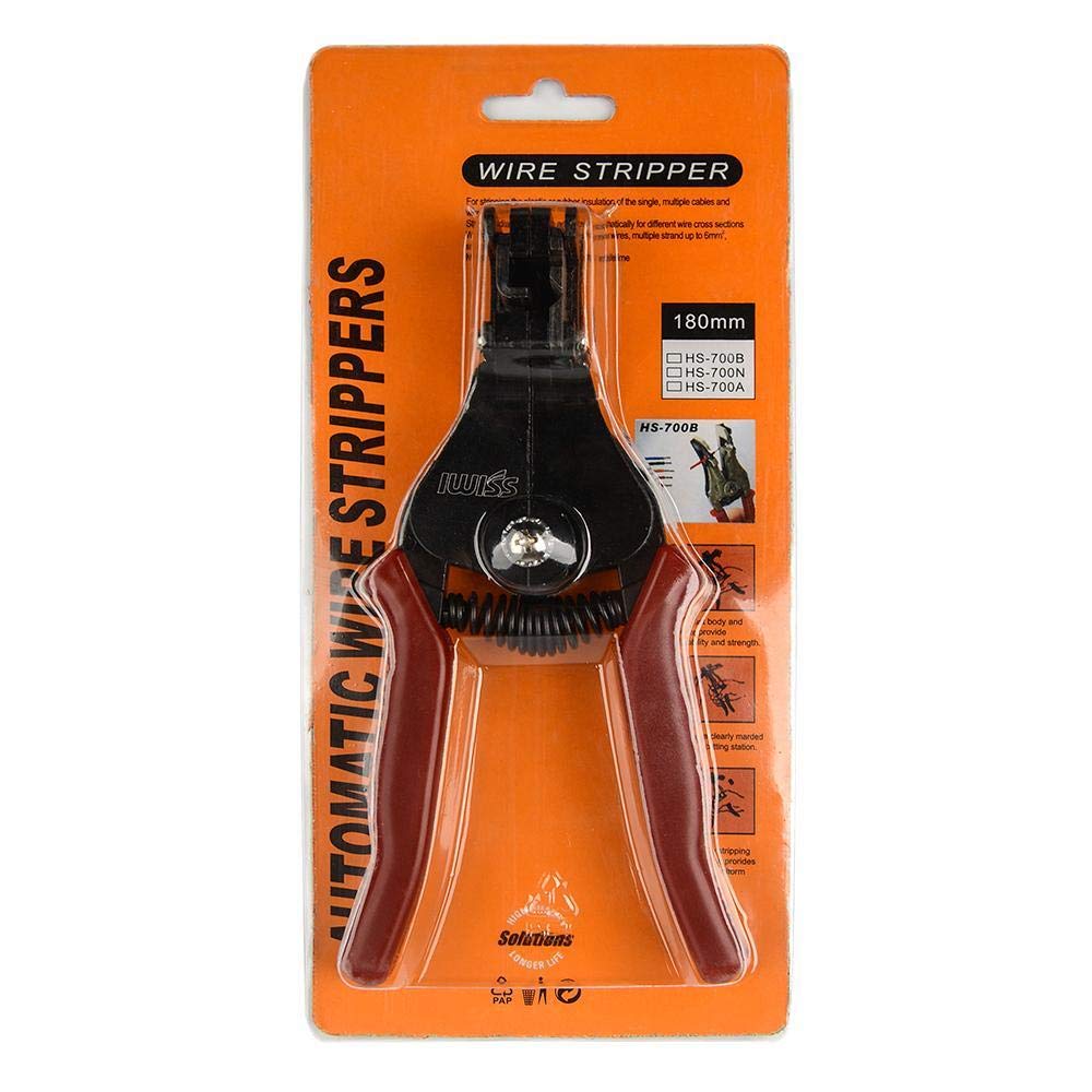 IWISS Electric wire stripping tool Wire stripper Compatible with PVC 8sq multi-core cables, wires, etc. 0.75sq ~ HS-700B