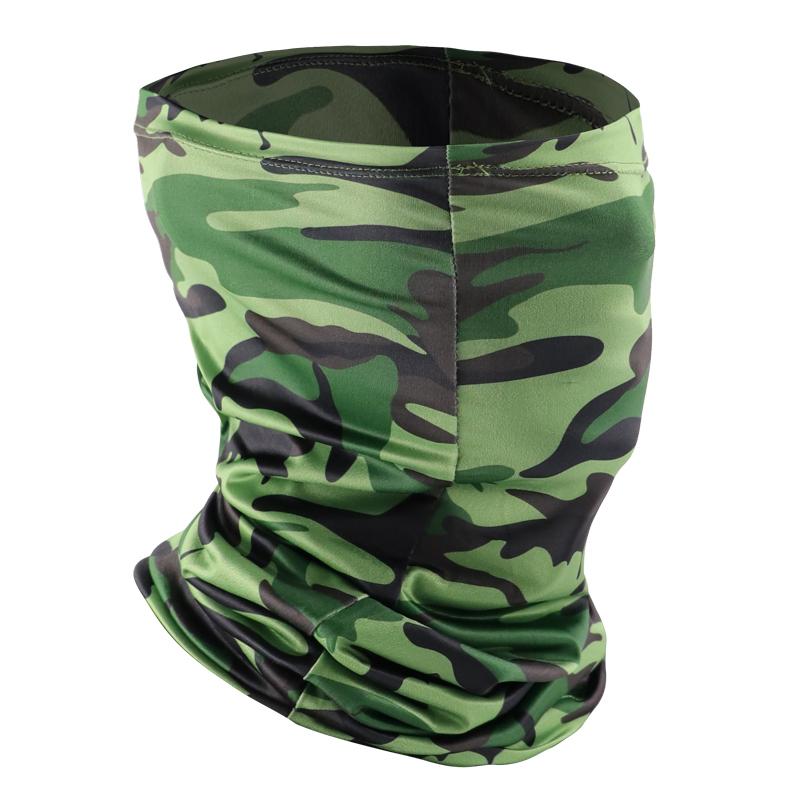 Многофункциональная маска для лица для активного отдыха Камуфляж Защита от УФ Бандана Шарф На шею Рыбалка Туризм Велосипед Повязка на голову Чехол One Size