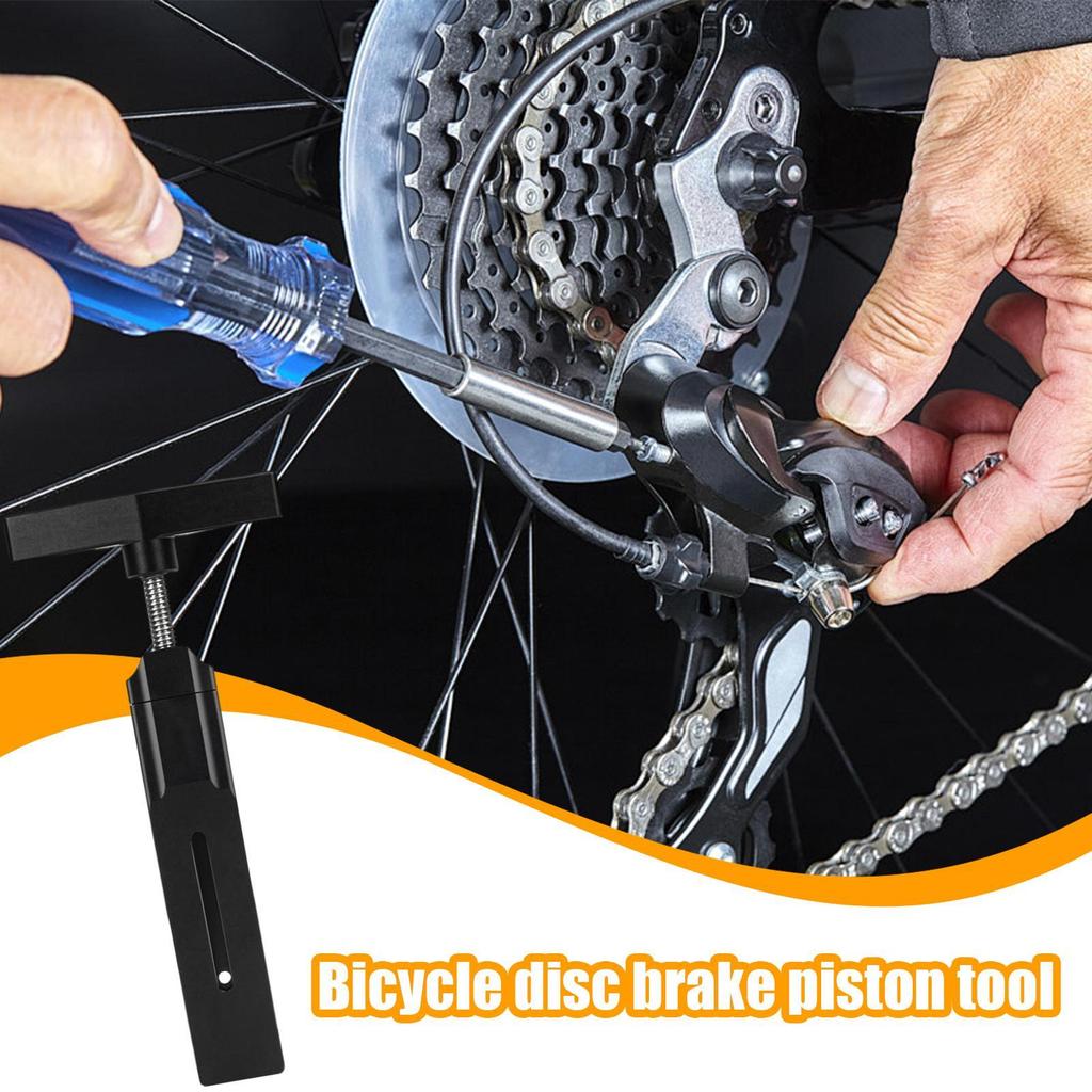 Nástroj na pístek brzdového třmenu jízdního kola Hydraulický kotoučový brzdový pístek pro jízdní kolo Efektivní hliníkový nástroj pro údržbu jízdního kola v garáži nebo na cestě