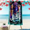 Jojo's Bizarre Adventure: Stone Queen Beach Towel Outdoor Camping Beach Towel for Vacation Photos Outdoor Pool Towel Absorbent Bath Towel