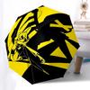 1pc Naruto Uzumaki & Sasuke Uchiha Outdoor Umbrella - Automatic Opening/Closing, Portable 3-Fold Design, 8-Bone Iron Frame, Perfect Gift for Fans, Tra