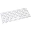 Wireless Keyboard Mini 78 Keys Ultra Thin Portable White Computer Keyboards for Android for OS X for IOS for Windows