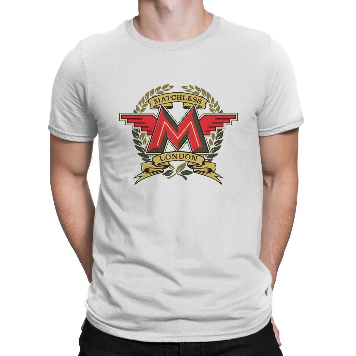 

Мужская футболка British Motorcycle Matchless Модная хлопковая футболка с коротким рукавом Maico Футболки с круглым вырезом Одежда Идея для подарка S