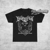 Unsterbliches T-Shirt: Norwegische Black Metal Band Grafik T-Shirt, Unisex Schweres Baumwollhemd