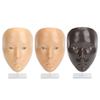 Makeup Practice Face with Plastic Stand 5D Silicone Full Face Makeup Practice BoardReusable Mannequi