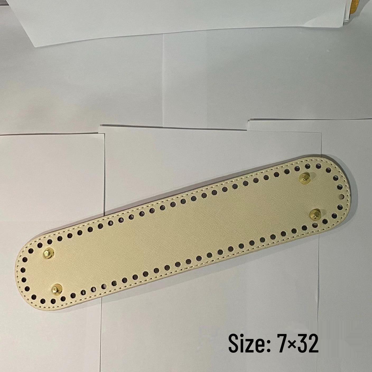 

Кругло-овальное дно из кожи для вязания крючком и спицами своими руками - Бесплатная доставка