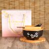 Ceramic Japanese Style Rice Noodle Bowl with Lid Spoon Chopstick Kitchen Tableware Salad Soup Bowl Food Kitchen Accessories Gift