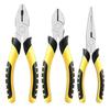 3pcs Carbon Steel Clip Set, 6 Inch Multi-Functional Clip, Wire Cutter with Anti-Slip and Rust- Pointed Clip for Indoor and Outdoor Maintenance Tools
