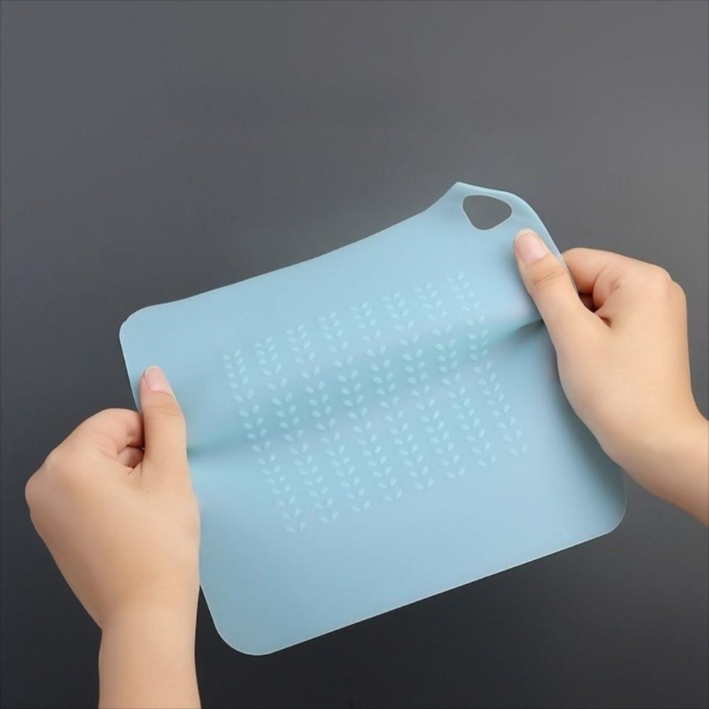 Silicone Anti-blocking Drain Cover Square Shape Shower Drain Plug  Household Sewer Pipe