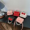Cute Sweet Style Butterfly Knot Single Shoulder Bag With Magnetic Closure For Daily Use