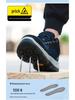 Unisex Summer Steel Toe Work Shoes, Breathable, Anti-Smash, Anti-Puncture, Lightweight Fly-Knit, Wear-Resistant Safety Footwear.