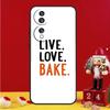 Love Baking Chef Knife Case For Honor Magic 7 6 8 Pro Honor Win X9a X9b X9c X9d X8c X8b 50 70 90 200 400 Lite Cover