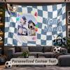 Wallace & Gromit Personalized Tapestry Support Custom Name, Wall Art Home Decoration