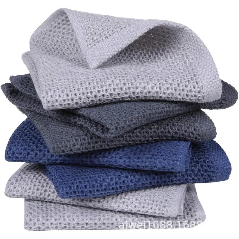 Lot Handkerchief Towels High Quality Cotton Small Towel Solid Color Soft Thick 35*74cm for Adults Kids Hand Towels