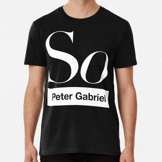 

Peter Gabriel So T-Shirt Tee Top Unisex Made in the USA 100% Cotton T-shirt Mens Tees Top S