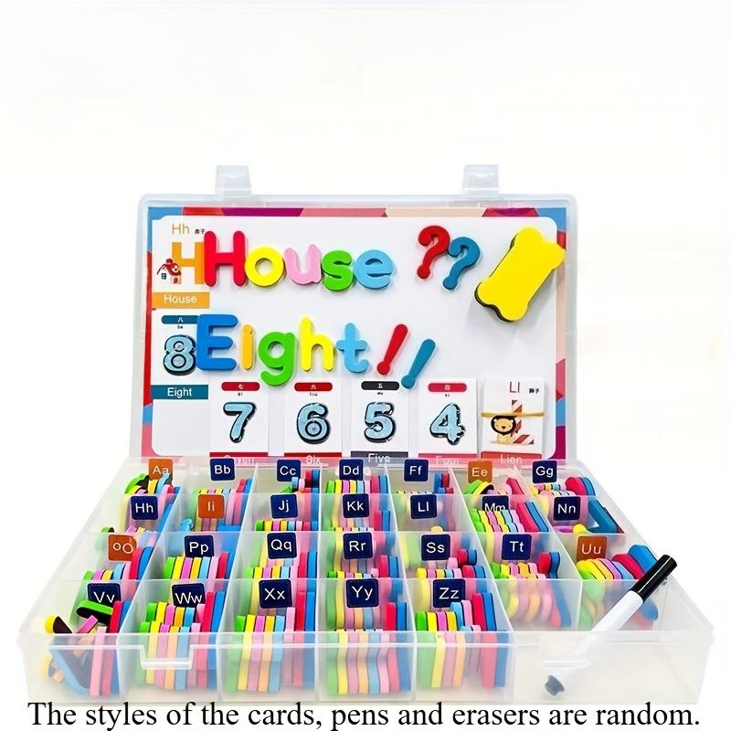 208pcs Magnetic Spelling Set Teaching Tool, Helpful for Teaching and Intellectual Development, Language Learning Teaching Aids