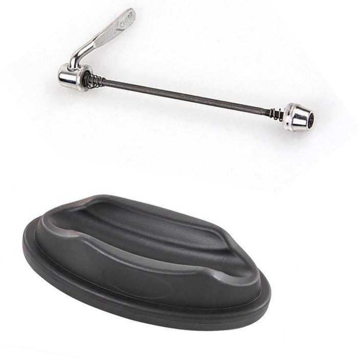 Mountain Bike Indoor Training Stand Front Wheel Rack // Cycling Trainer Front Wheel Pad