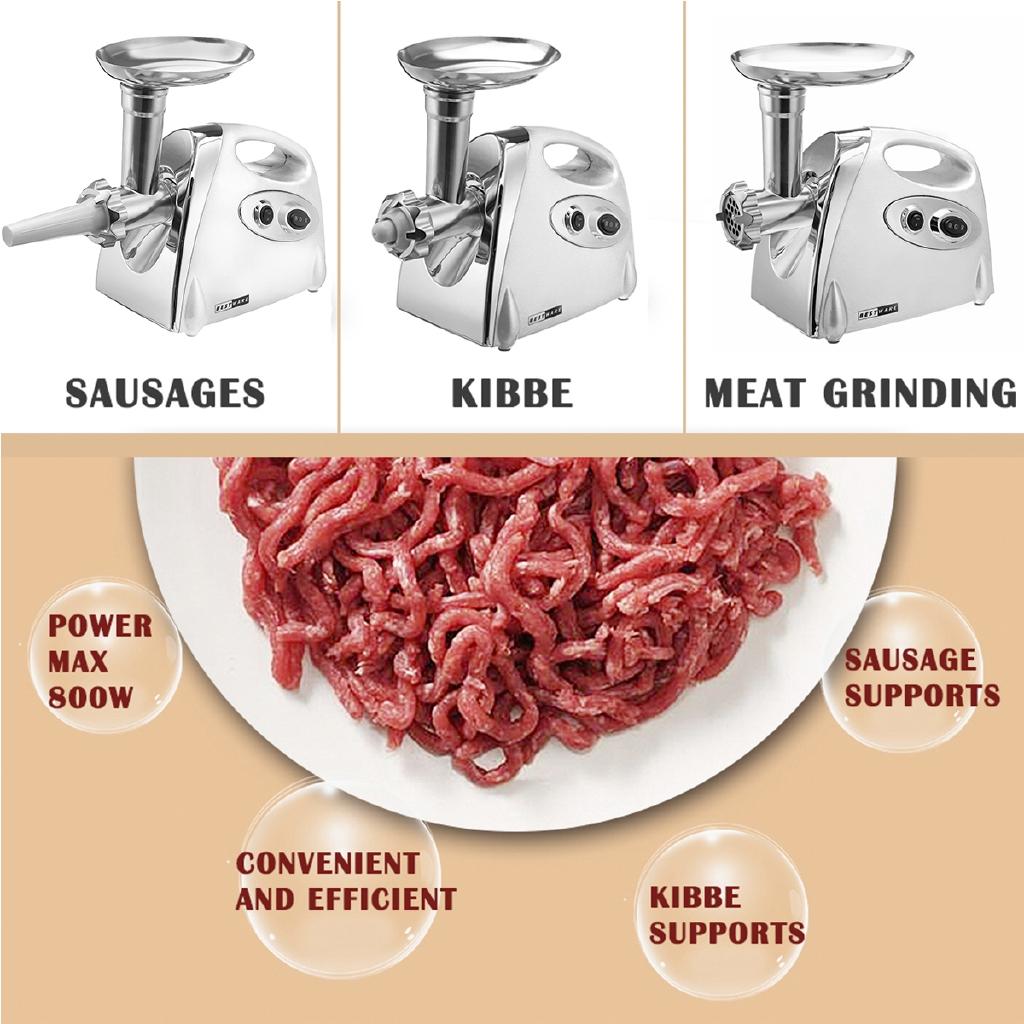 Electric Meat Grinder Mincer Meat Slicer 2800W for Pie Sausage Stuffer Maker Filler Machine Food Processor 110V/220V