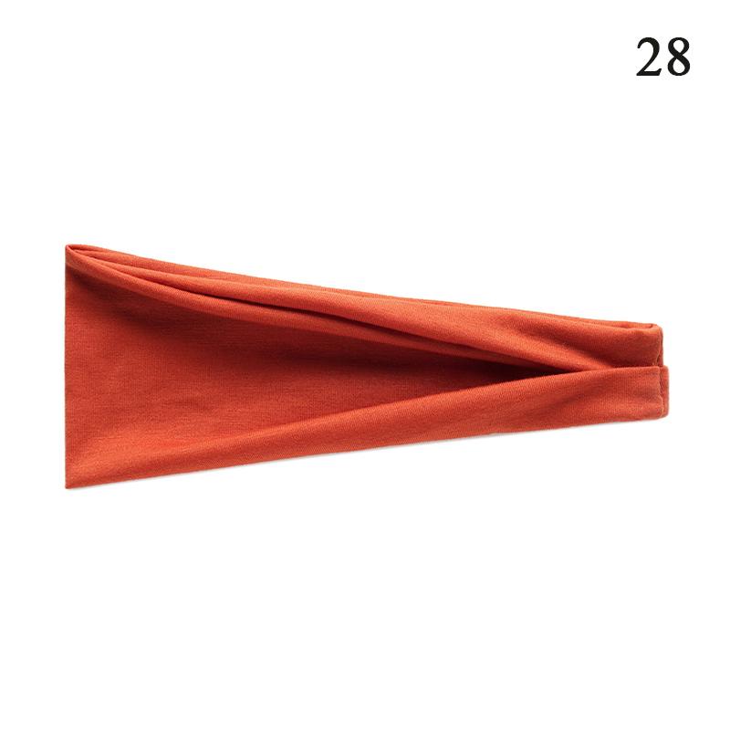 1 PC Women Headband Turban Solid Color Elastic Hair Bands Yoga Hairband Fashion Makeup Hair Hoop Hair Accessories