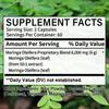 Moringa Oleifera Capsules 6000mg Per Serving, Leaf Extract Herbal Dietary Supplement, 120 Capsules