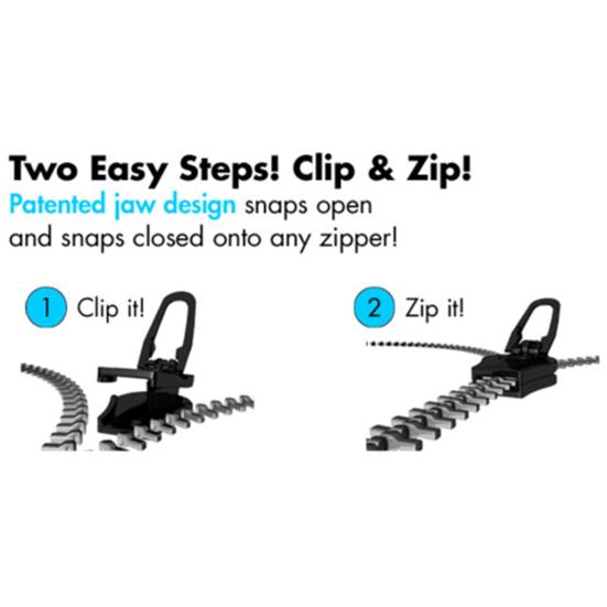 6Pcs/Set Sturdy Anti-rust Zipper Puller Metal Practical Stable Zipper Head for Clothes