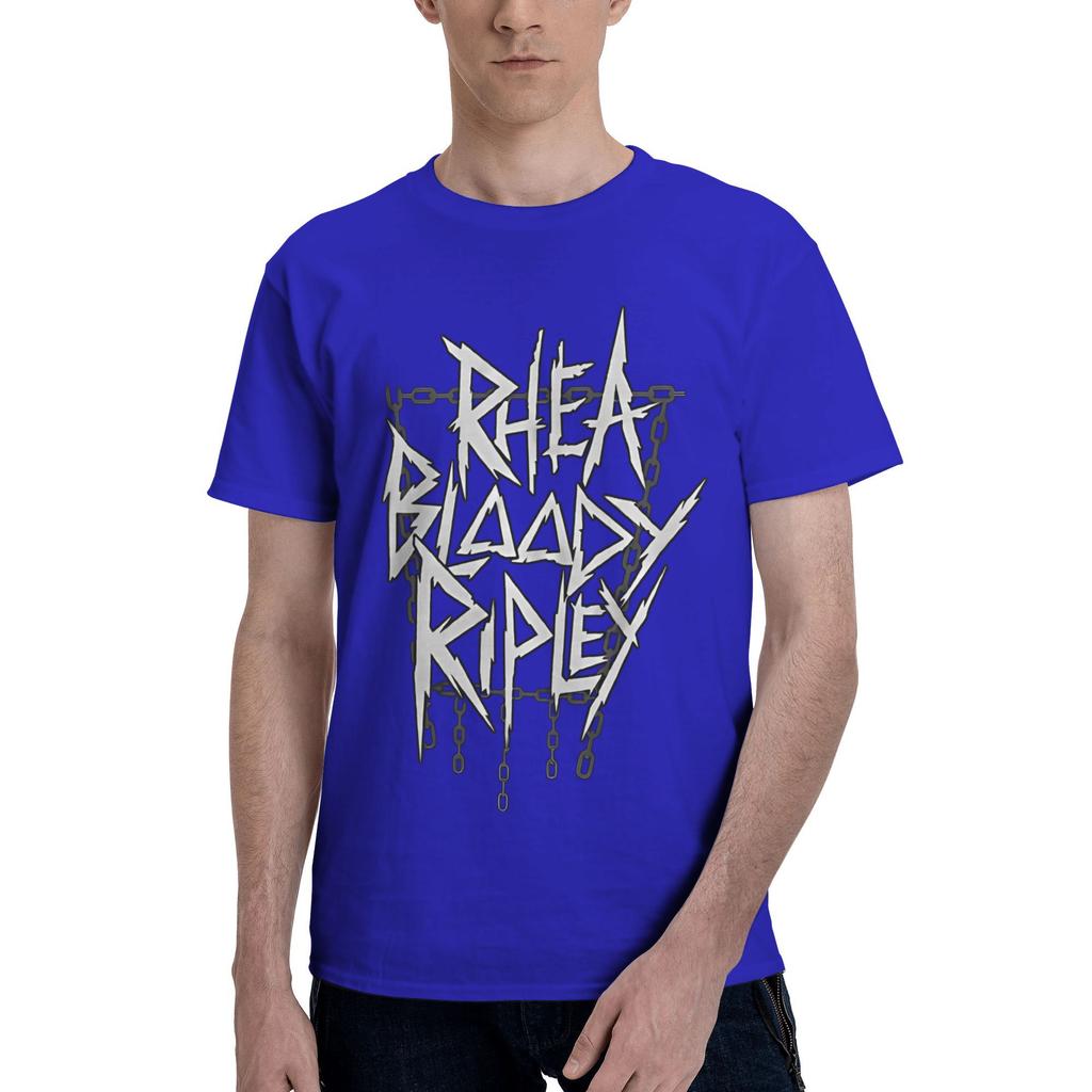 Rhea Ripley T-Shirt Summer Streetwear T Shirts Cotton Hip Hop Tshirt For Male Short-Sleeve Casual Tees