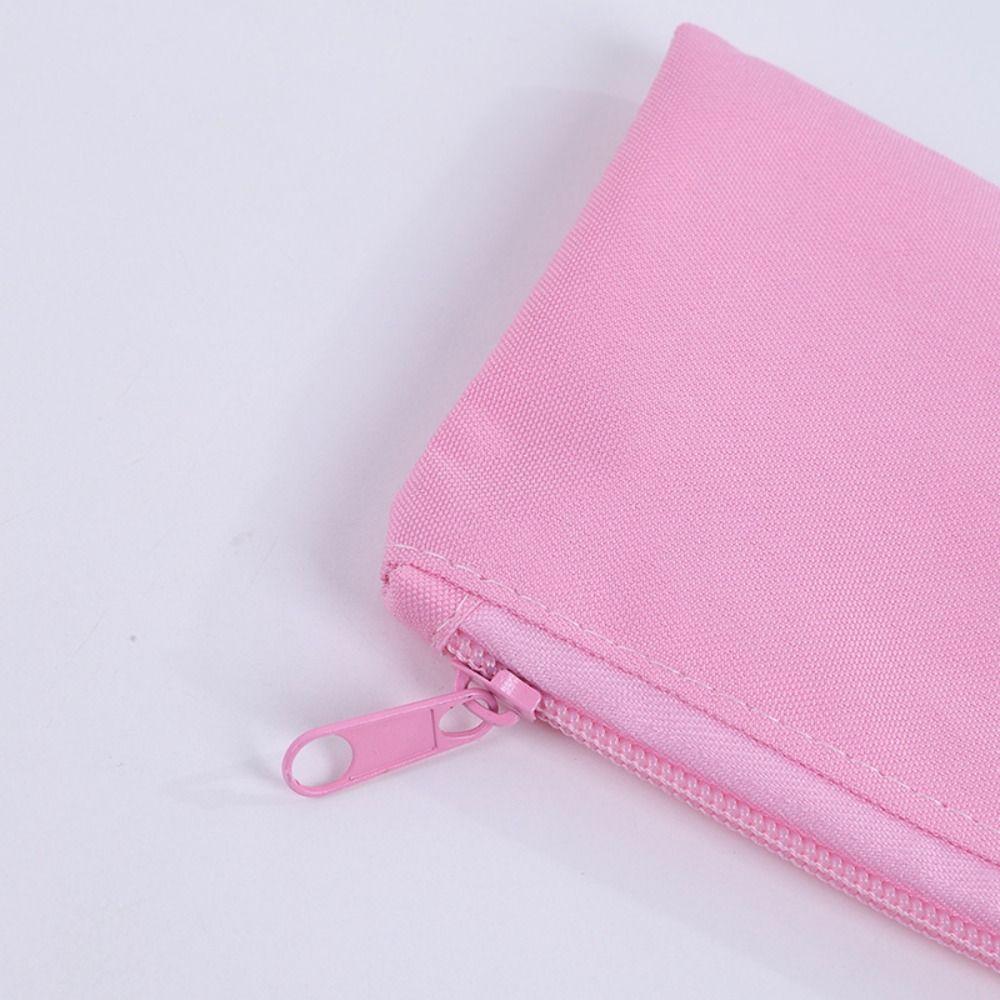 Canvas Cute Embroidered Bag Lovely Print Storage Bag Trendy Cosmetics Bag