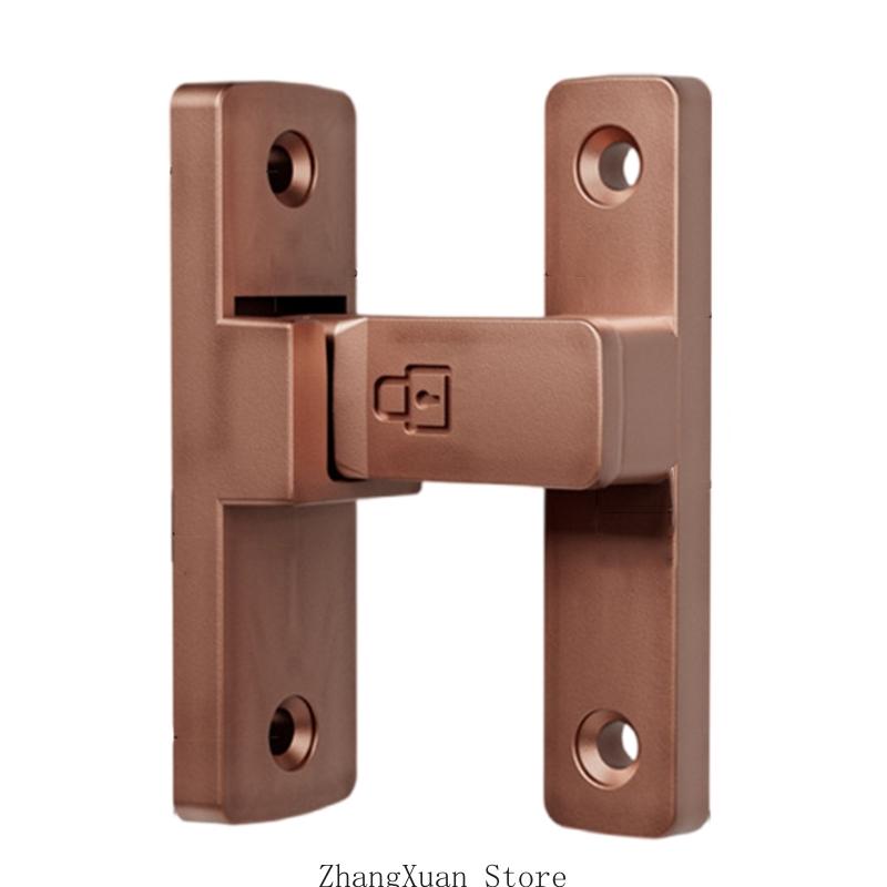 Zinc Alloy 90 Degree Latches Door Lock Without Drilling Required for Home Office and More Types Easy Installion